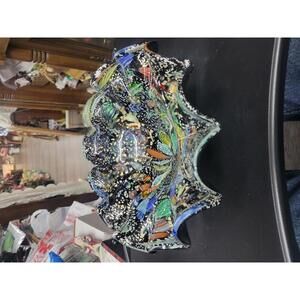 Decorative Murano Tutti Frutti Glass Bowl